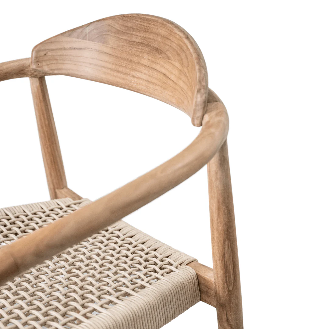 Ventura Outdoor Dining Chair | Sand - Image 12