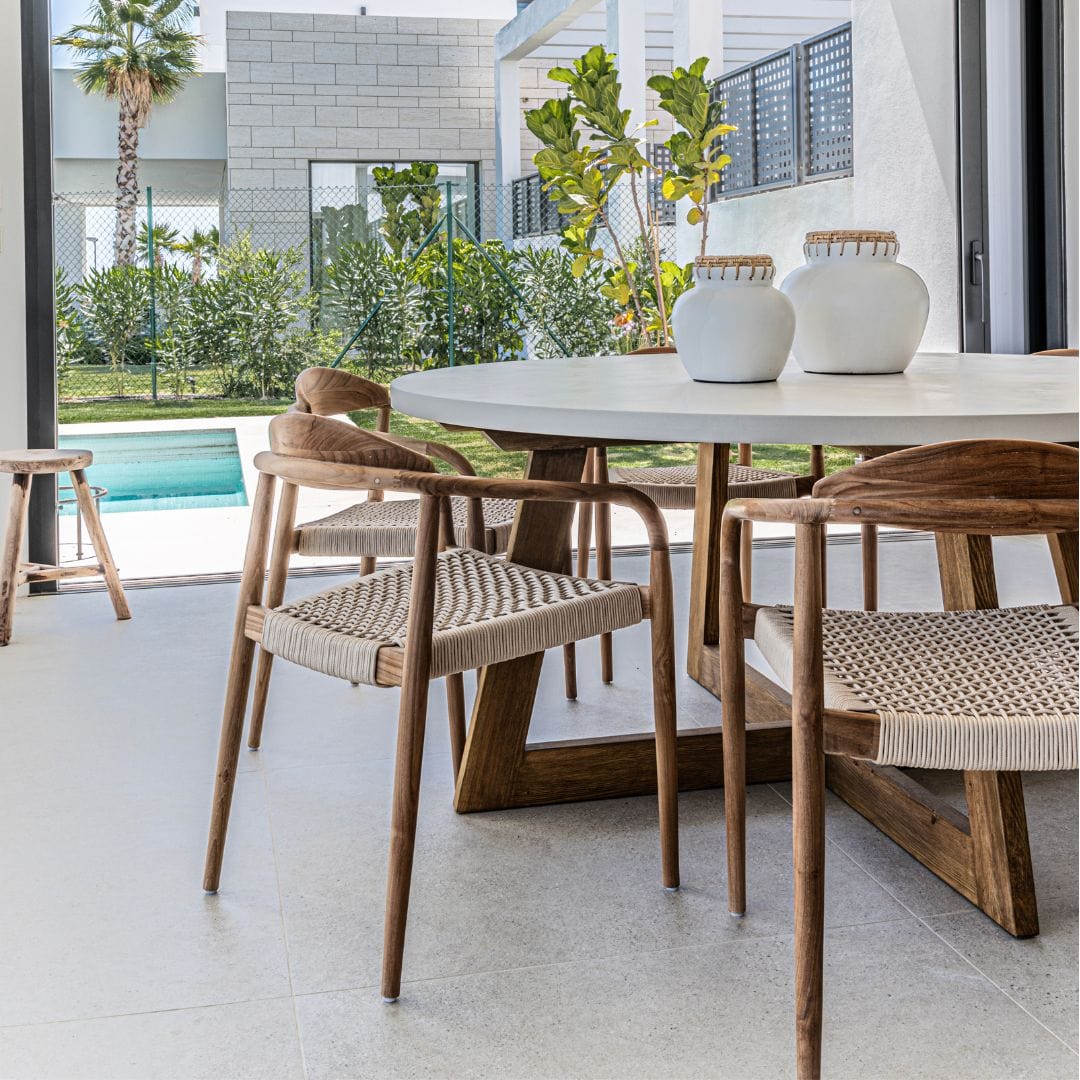 Ventura Outdoor Dining Chair | Sand - Image 3