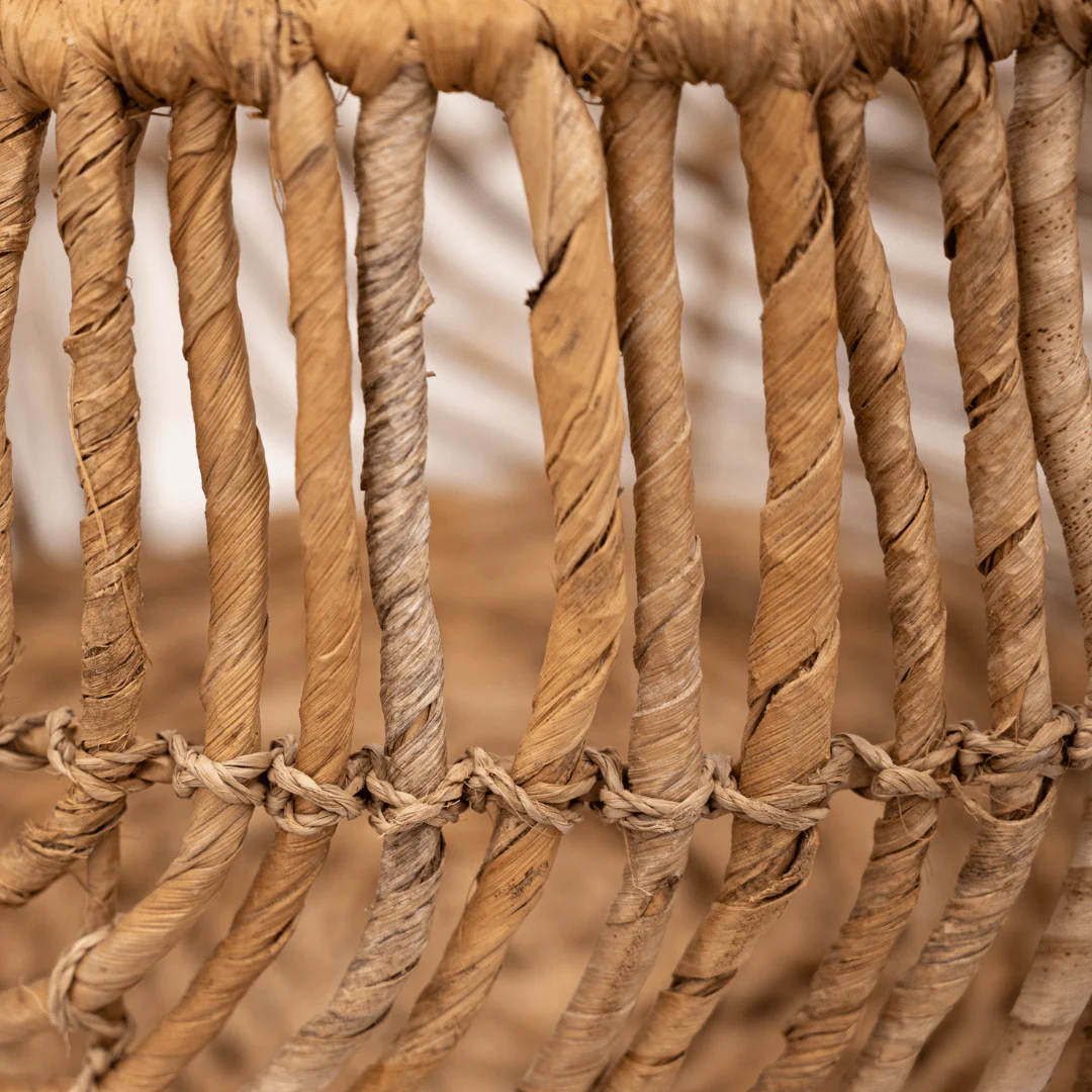 Water Hyacinth Round Basket | M - Image 5