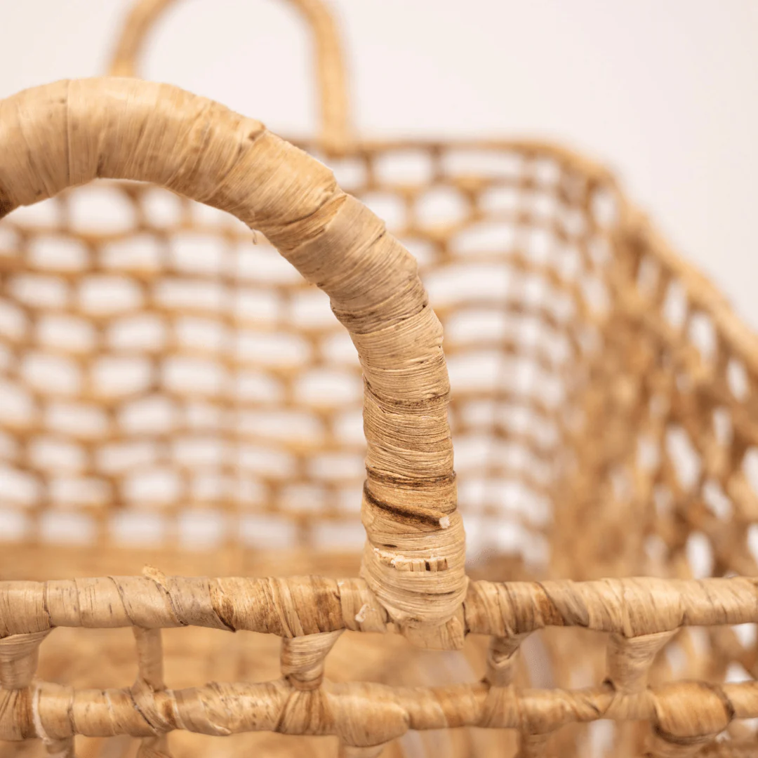 Water Hyacinth Square Basket | L - Image 5