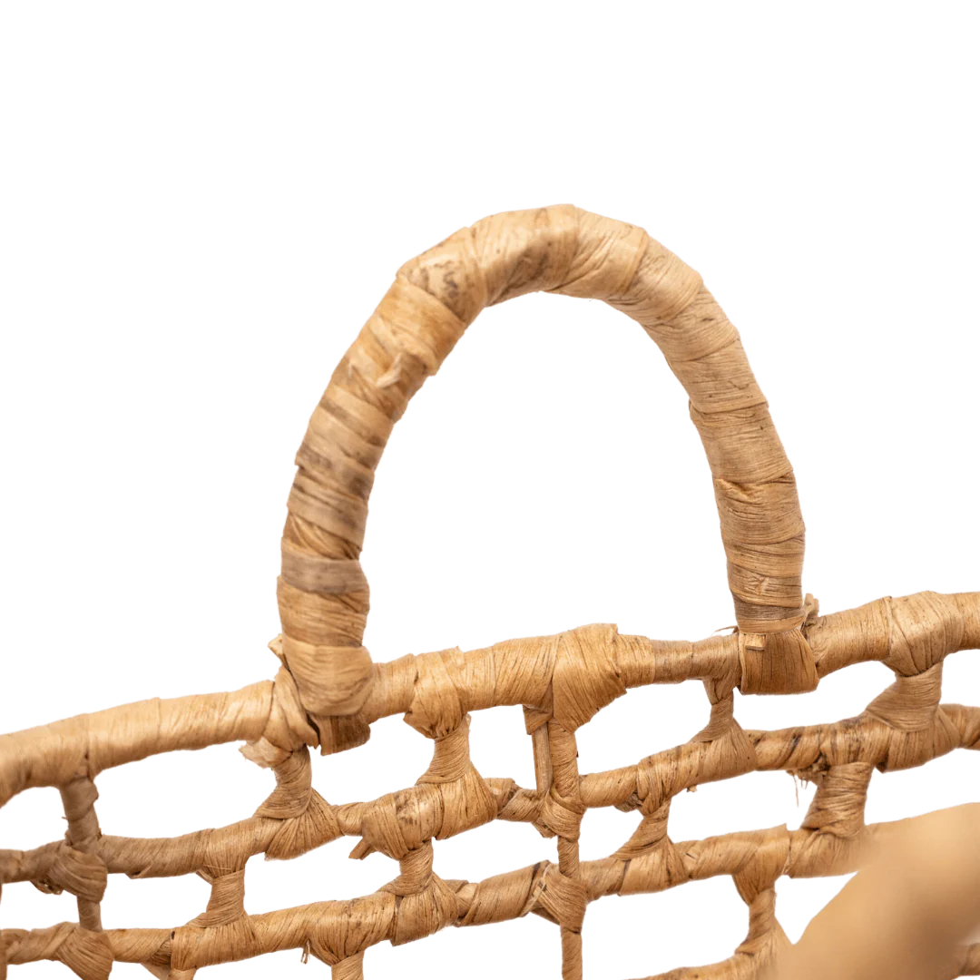 Water Hyacinth Square Basket | L - Image 7