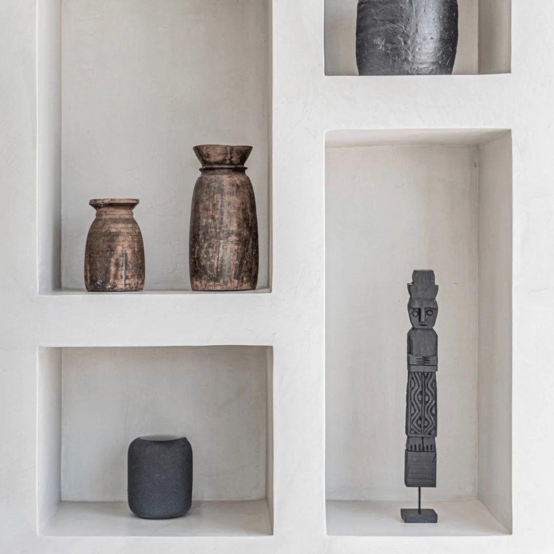 Wooden Sumba Statue | Black 40-50 cm - Image 7